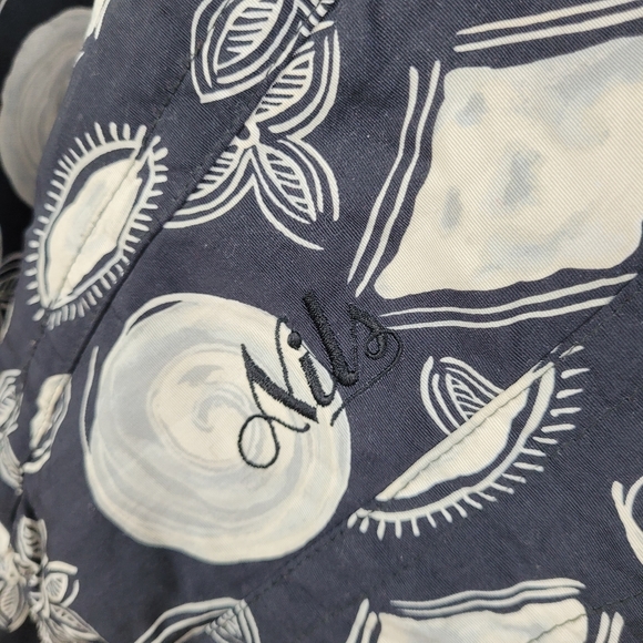 VTG NILS Ski Jacket Womans Size 6 Floral Pattern Black White Snowboard Winter - Picture 7 of 16